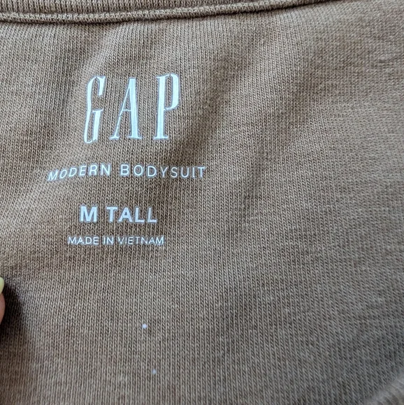 GAP Modern Brown Bodysuit Women's Medium - Picture 2 of 2